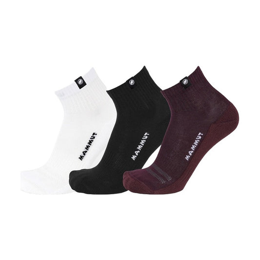 Sosete Mammut Socks Everyday Quarter 3 Pack White-Vin-Black