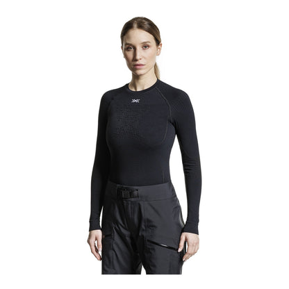 Bluza Femei X-Bionic Energy Accumulator 4.0 Lg Sl Wmn Opal Black/Arctic White