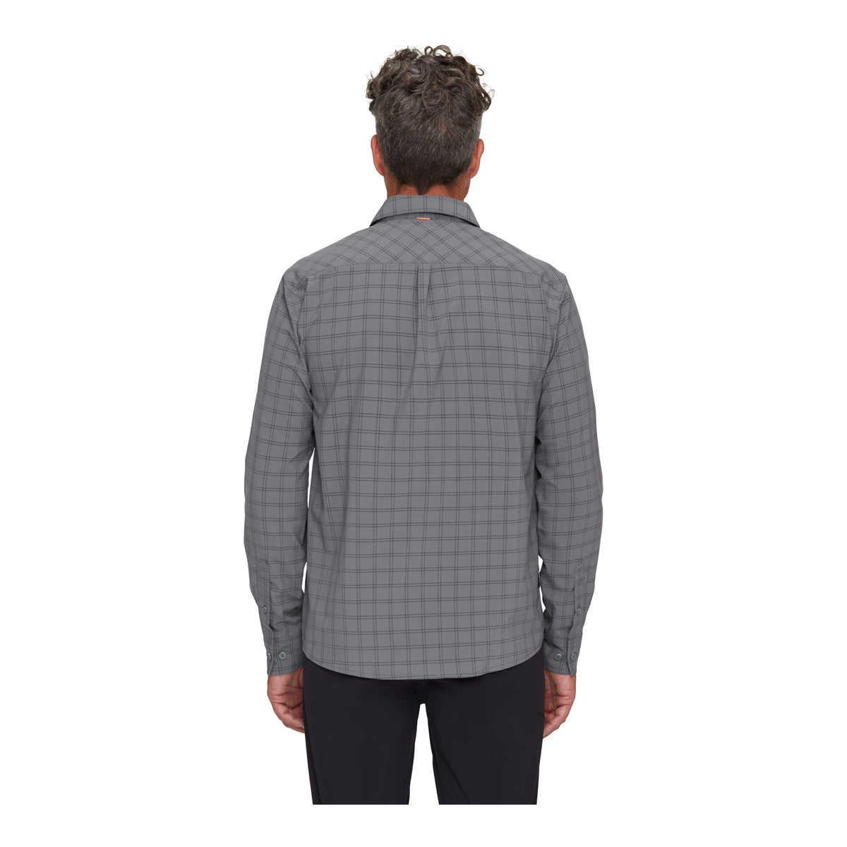 Camasa Barbati Mammut Lenni Longsleeve Steel-Black
