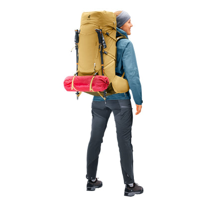 Rucsac Munte Femei Deuter Aircontact Core 55+10 SL Savanna Nori