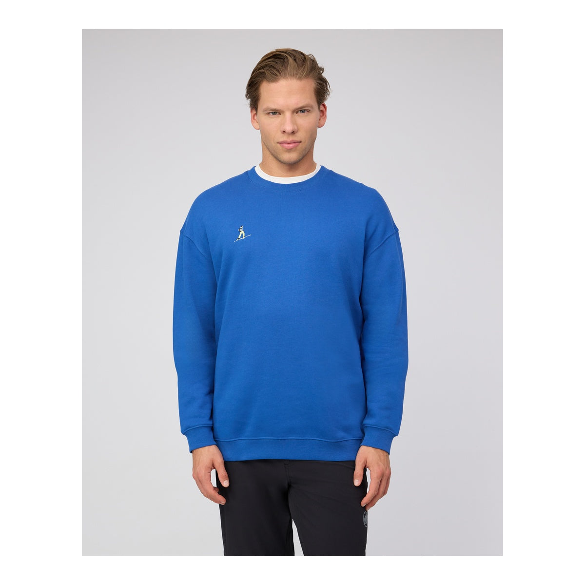 Bluza Barbati Mammut Base Ml Crew Neck Men Ski Tour Tschiel