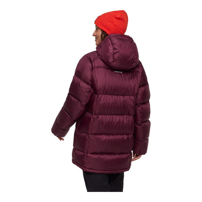 Geaca Puf Femei Mammut Glacier Glow In Hooded Parka Burgundy