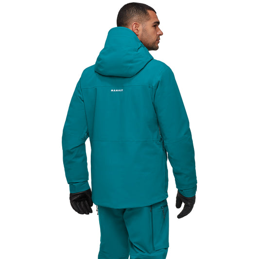 Jacheta Schi Barbati Mammut Stoney Hs Thermo Hooded Deep Teal-Black