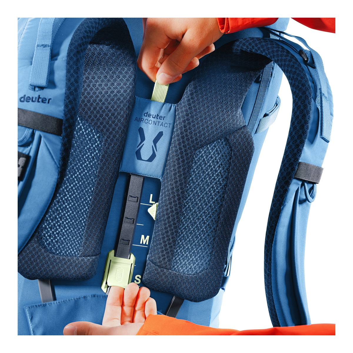 Rucsac Munte Barbati Deuter Aircontact Core 70+10 Baltic Nightblue
