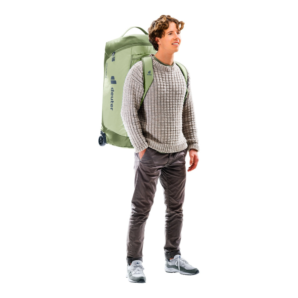 Geanta Voiaj Deuter Duffel Pro Roller 90 Mineral-Grove