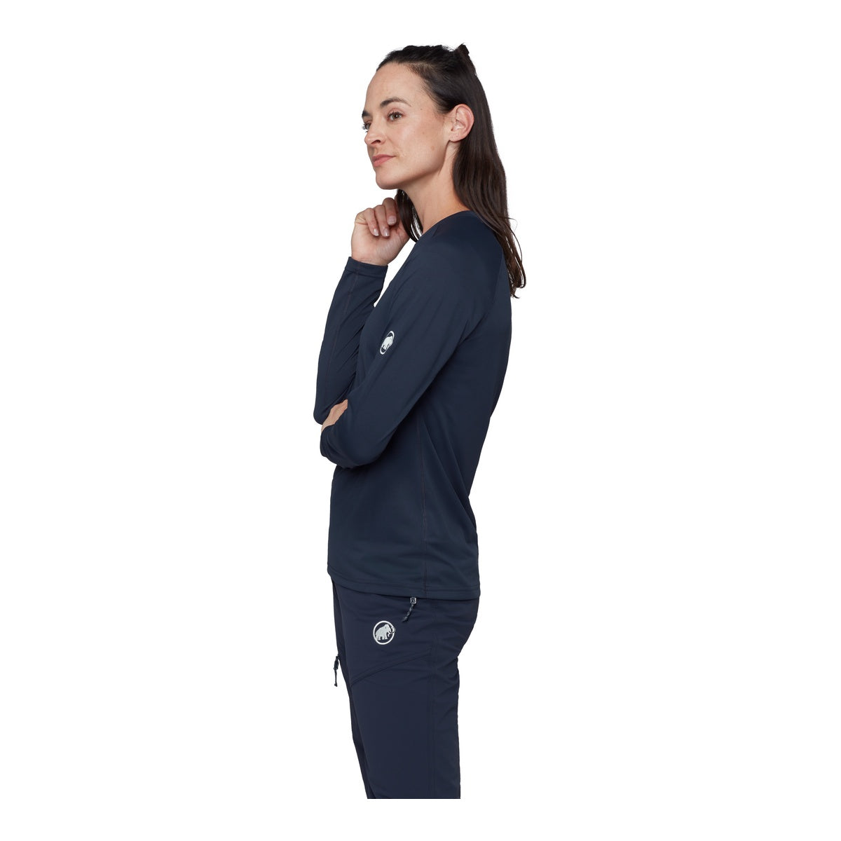 Bluza Femei Mammut Ducan FL Longsleeve Marine