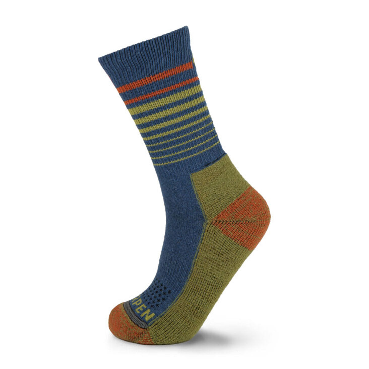 Sosete Copii Lorpen Mhmk Wool Hike Midweight Crew  Blue