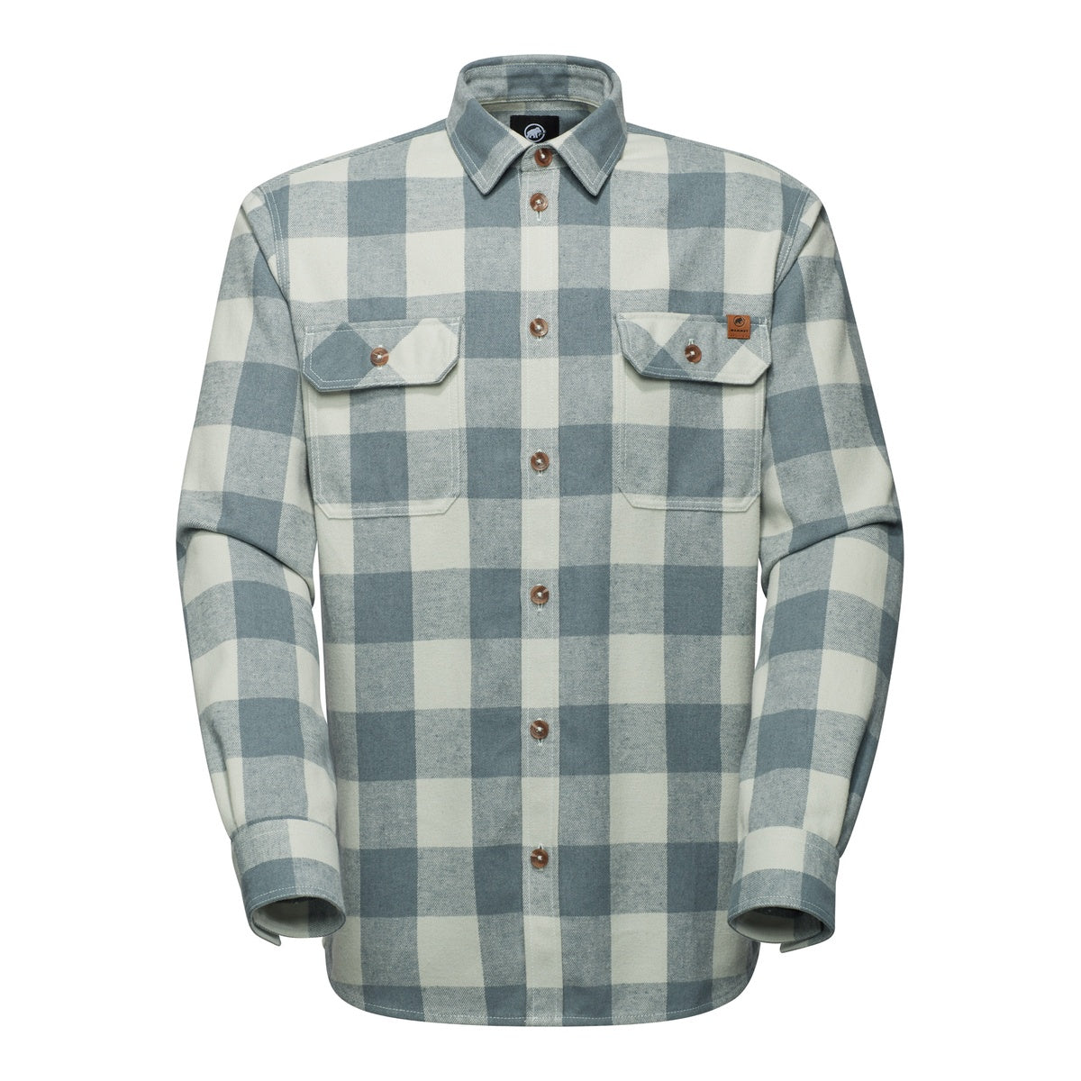 Camasa Barbati Mammut Tamaro Longsleeve Silver Sage-Strata