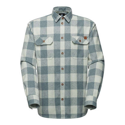 Camasa Barbati Mammut Tamaro Longsleeve Silver Sage-Strata