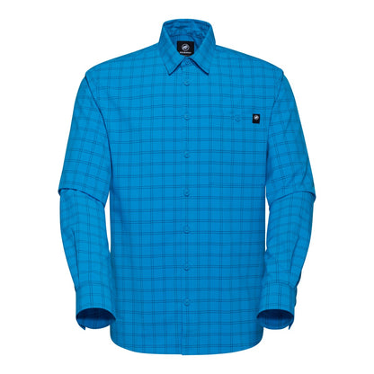 Camasa Barbati Mammut Lenni Longsleeve Glacier Blue-Marine