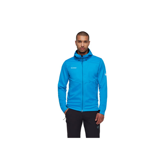Jacheta Barbati Mammut Ultimate VII SO Hooded Glacier Blue