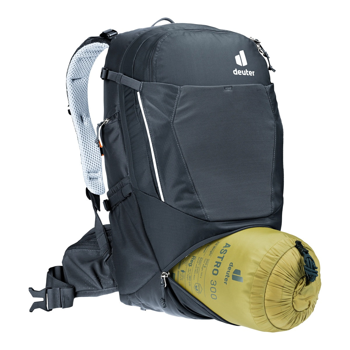 Rucsac Ciclism Barbati Deuter Trans Alpine 24 Black