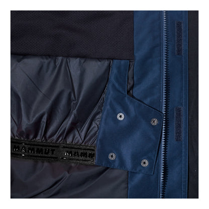 Geaca Schi Barbati Mammut Fall Line HS Thermo Hooded Navy