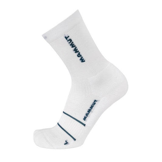 Sosete Alergare Mammut Socks Trail Running Lightweight Merino Crew White