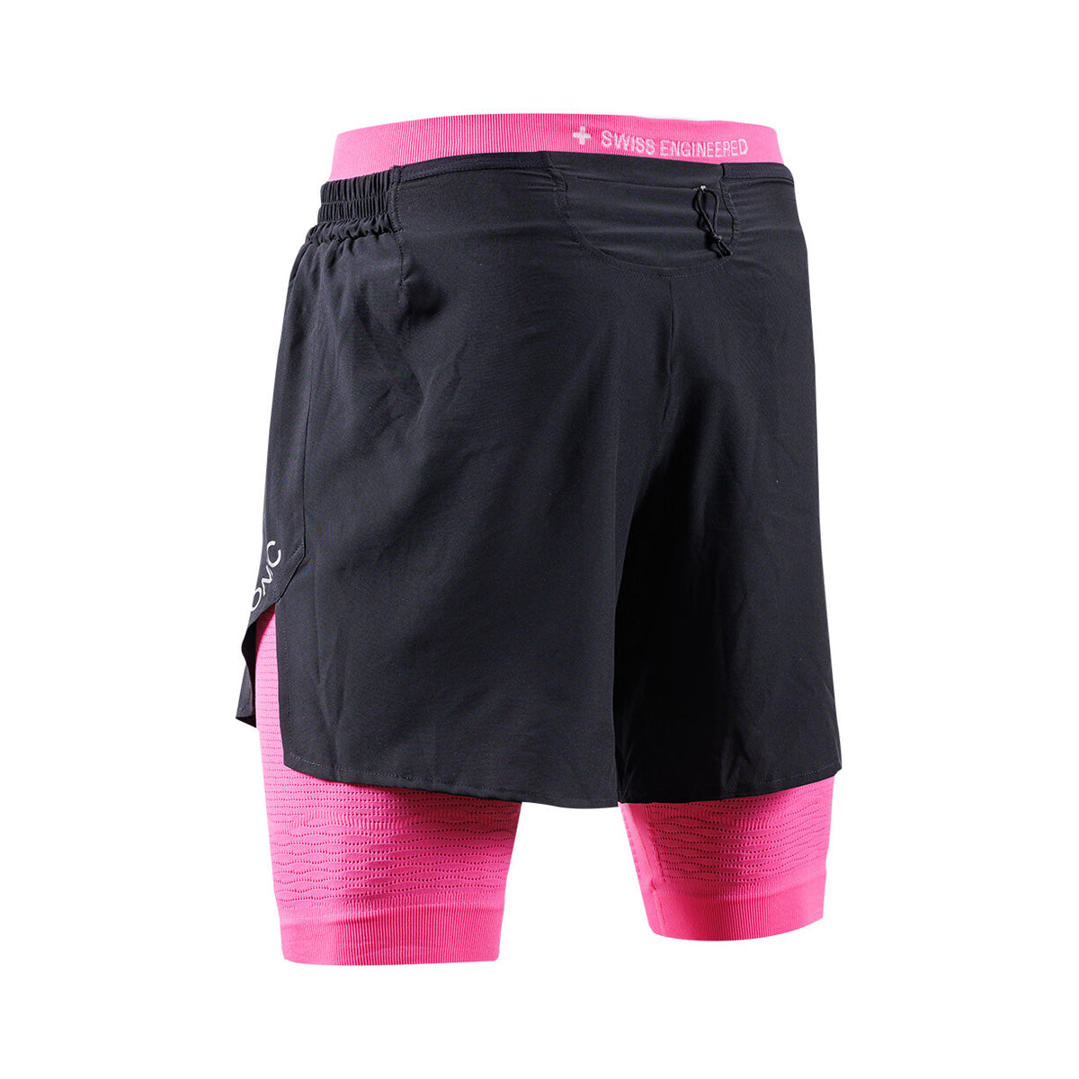 Pantaloni Scurti Barbati X-BIONIC Effektor 2In1 X Black-Neo Pink