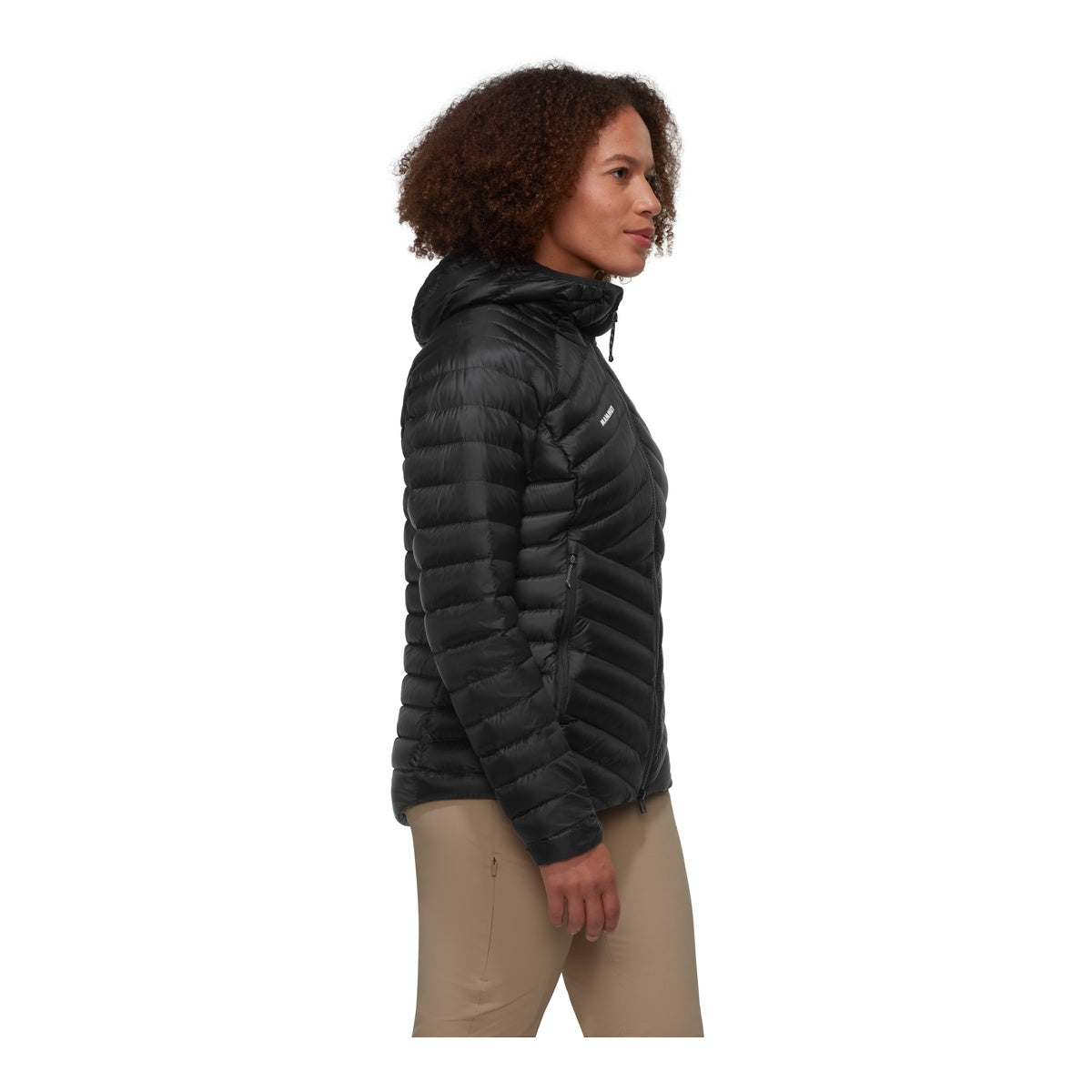 Geaca Puf Femei Mammut Broad Peak IN Hooded Black