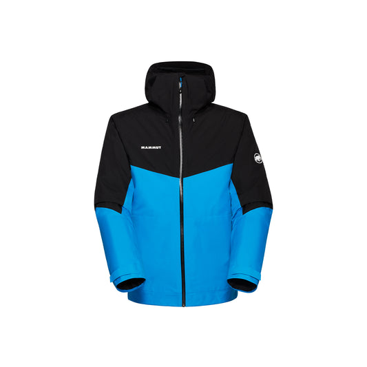 Jacheta Barbati Mammut Convey 3 in 1 HS Hooded Glacier Blue-Black