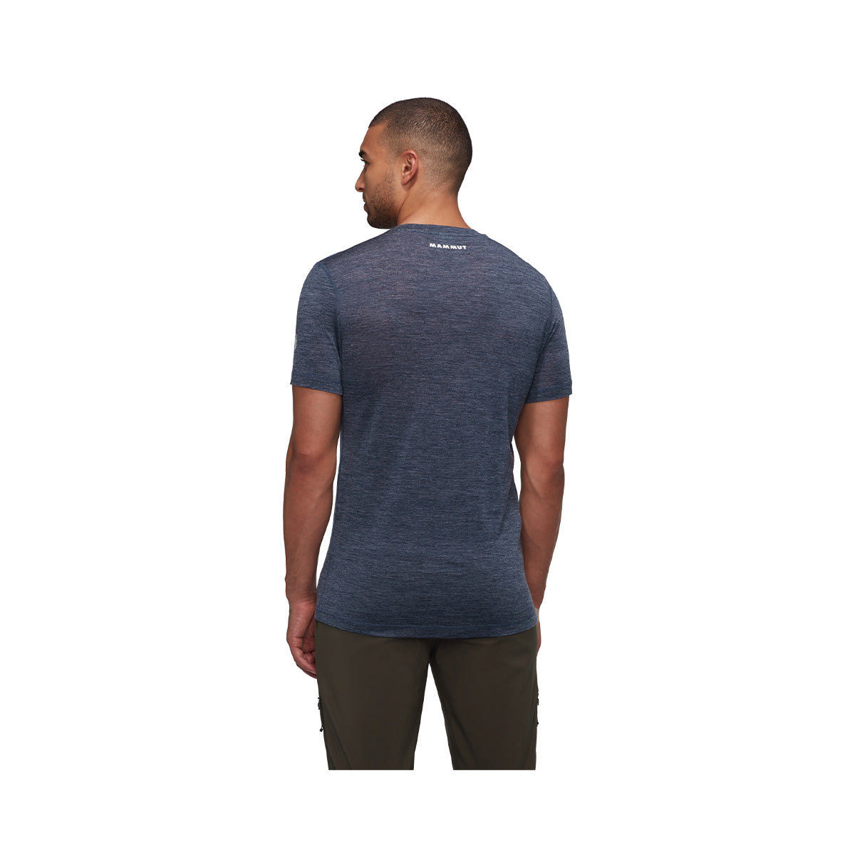 Tricou Barbati Mammut Tree Wool FL Marine Melange