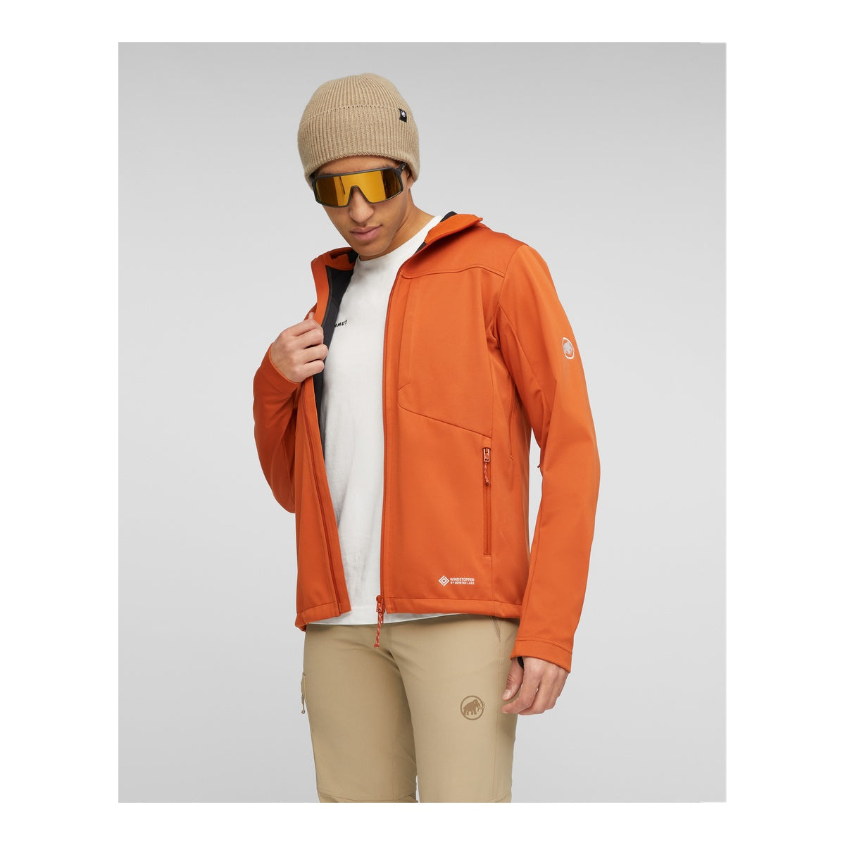 Jacheta Softshell Barbati Mammut Ultimate VIII So Hooded Brown