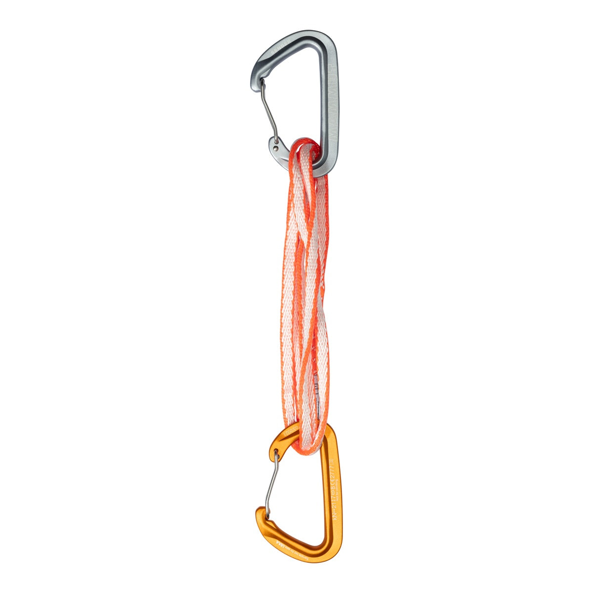 Carabiniera Mammut Sender Wire 60 cm Quickdraw Light Grey-Gold