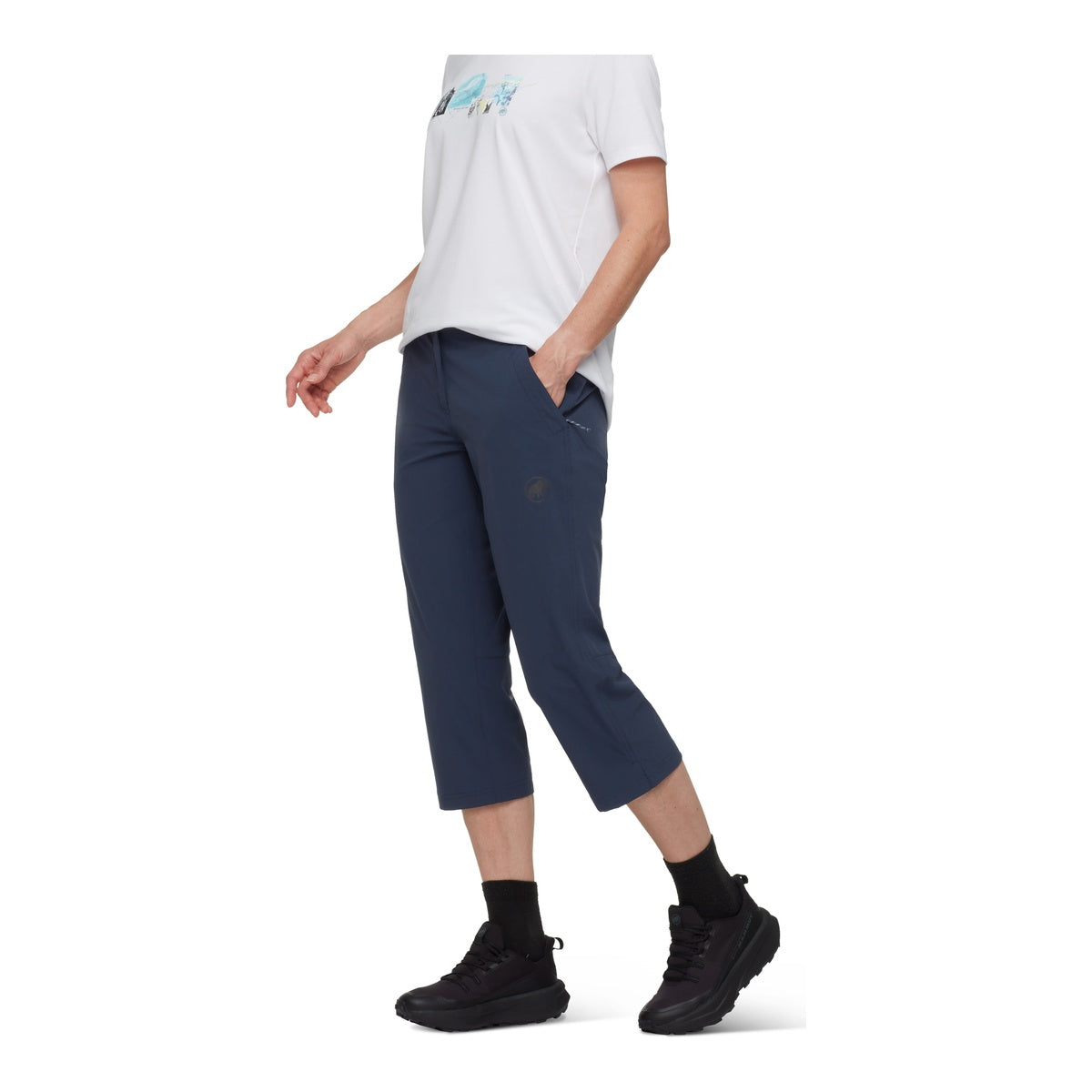 Pantaloni Femei Mammut Hiking V Capri Marine