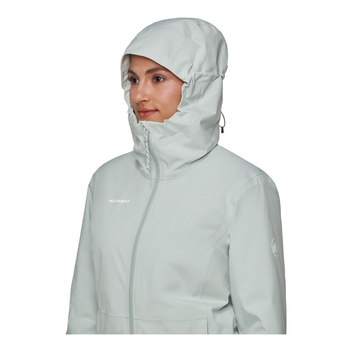 Jacheta Femei Mammut Linard Hs Thermo Hooded Silver Sage