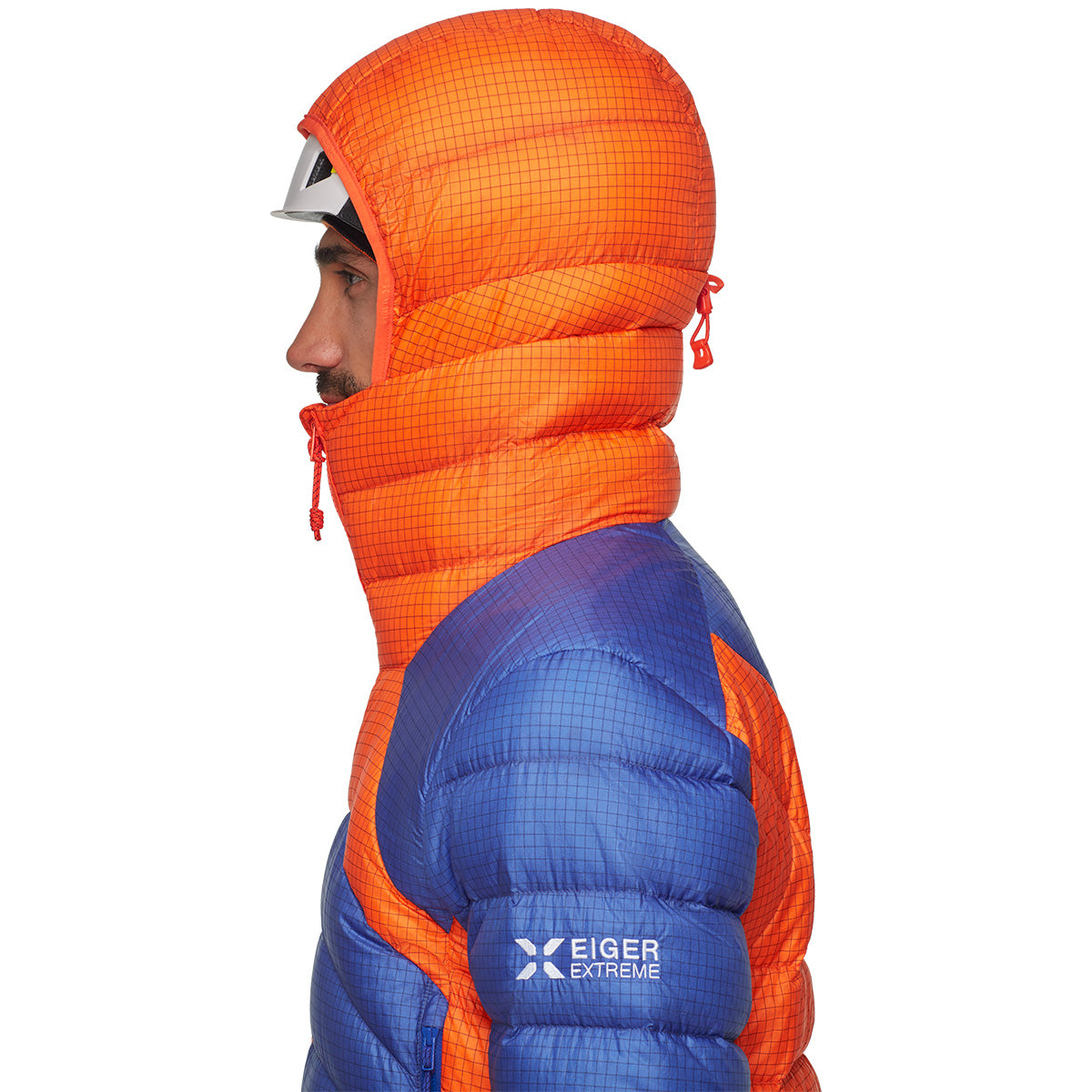 Jacheta Barbati Mammut Eiger Nordwand Light Down In Hooded Eiger Orange-Eiger Blue