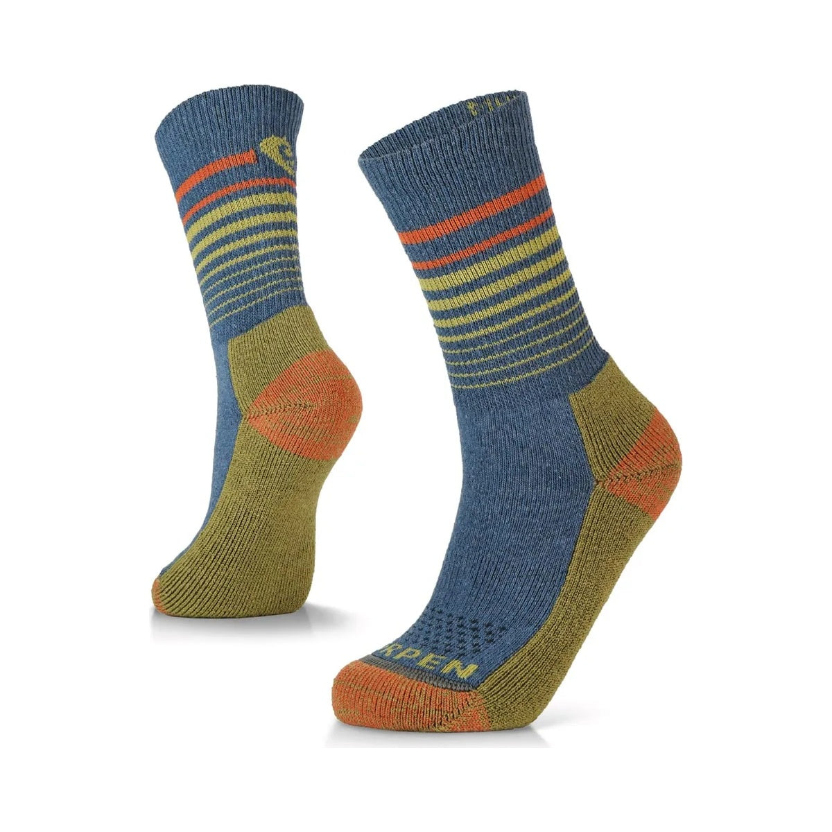 Sosete Drumetie Copii Lorpen Wool Hike Midweight Crew Blue