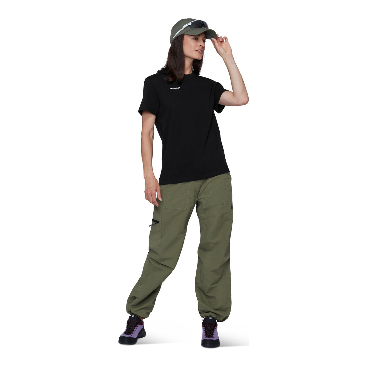 Tricou Femei Mammut Base Mini Logo Negru