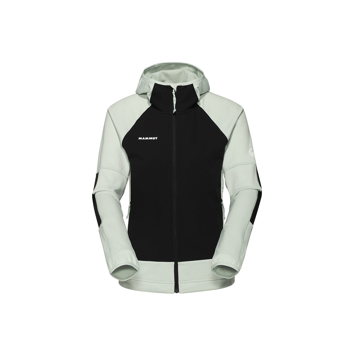Jacheta Femei Mammut Massone ML Hooded Silver Sage Black