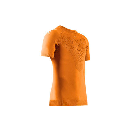 Tricou Alergare Barbati X-Bionic Twyce Run Blazing Orange/Arctic White