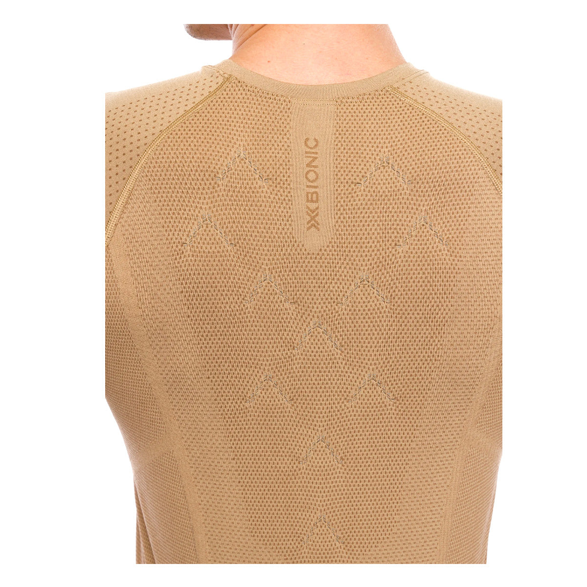 Tricou Barbati X-BIONIC Xceed Run Sand-Dark Sand