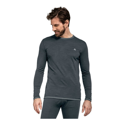 Bluza Termica Barbati Schoffel Merino Sport Pirate Black