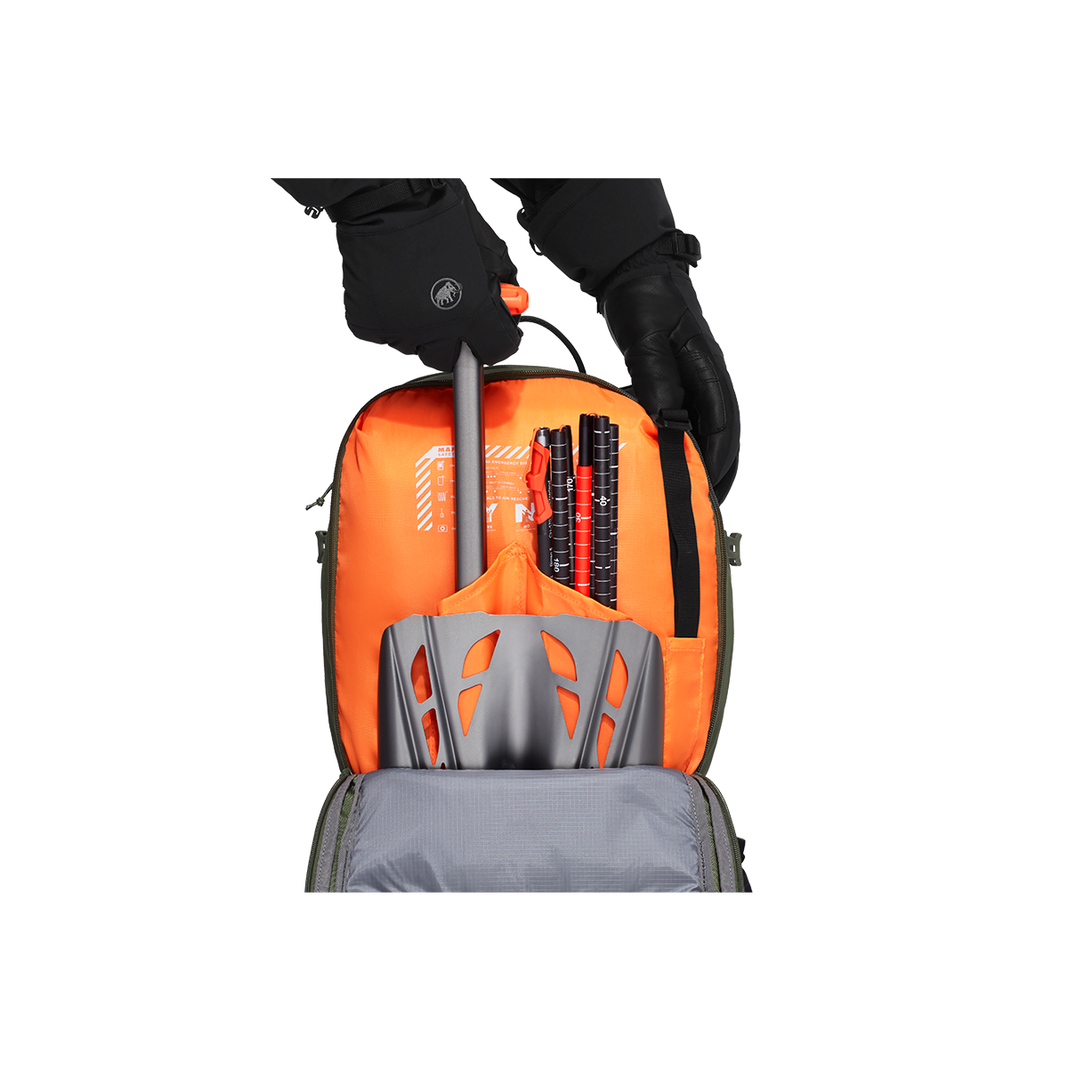 Rucsac Barbati Nirvana 28L Marsh-Black