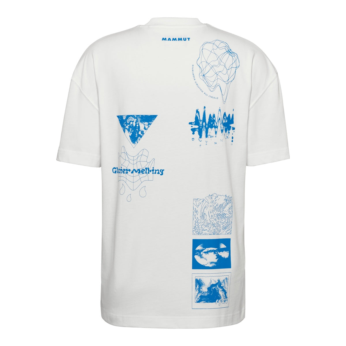 Tricou Barbati Mammut Base Relaxed Glacier Alb