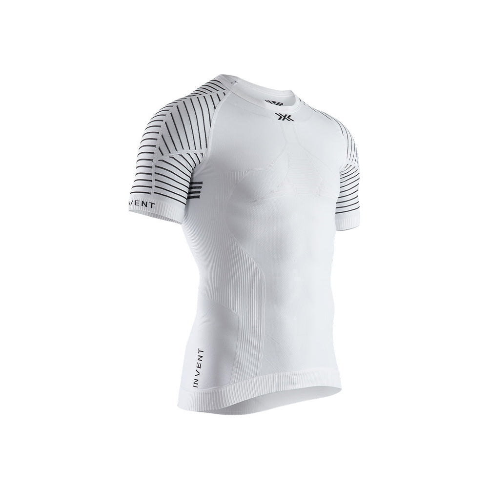 Tricou Barbati X-BIONIC Invent 4.0 Lt Arctic White-Dolomite Grey