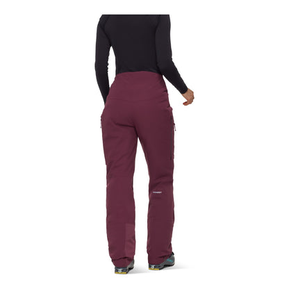Pantaloni Schi Femei Mammut Stoney HS Thermo Burgundy