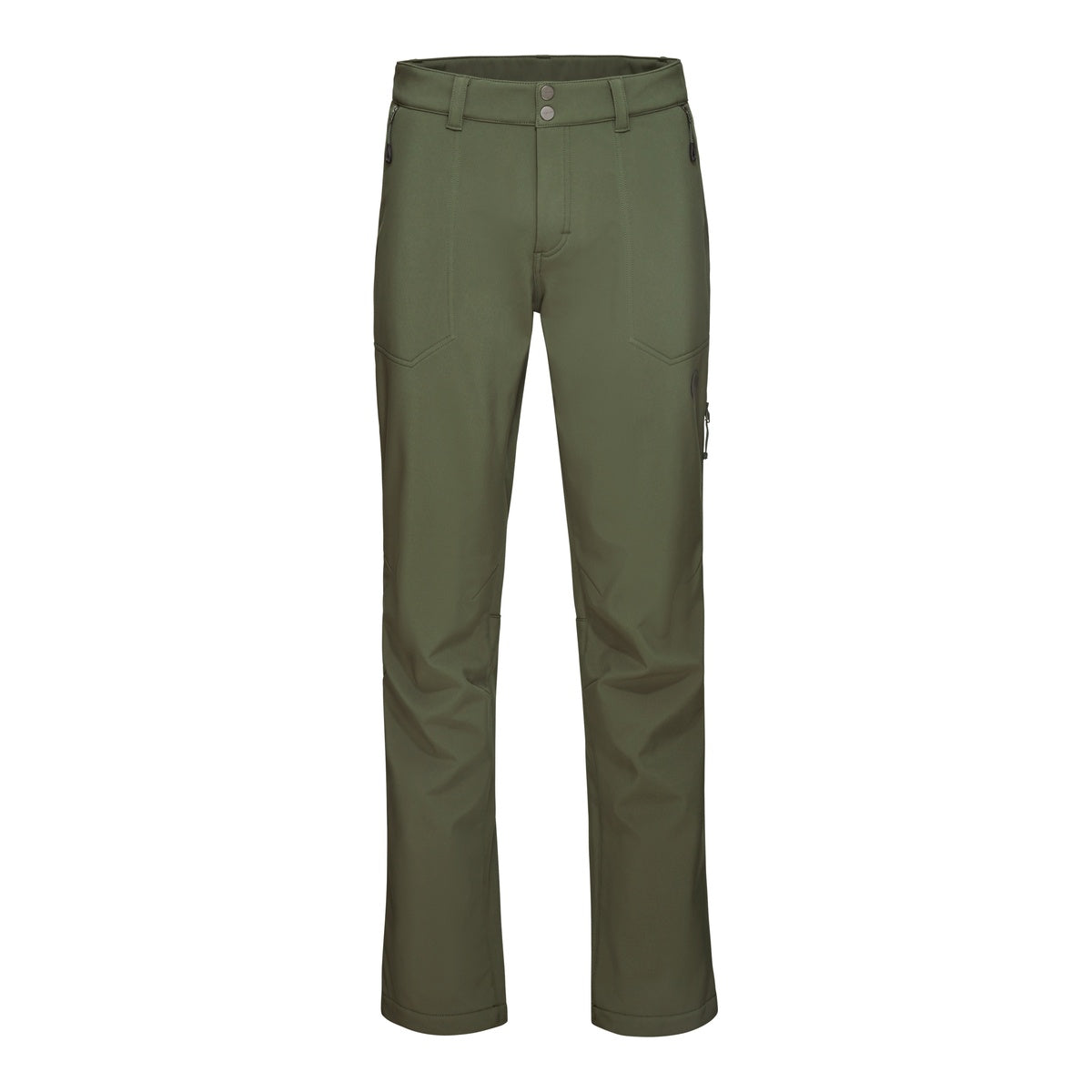 Pantaloni Softshell Barbati Mammut Runbold Winter So Dark Marsh