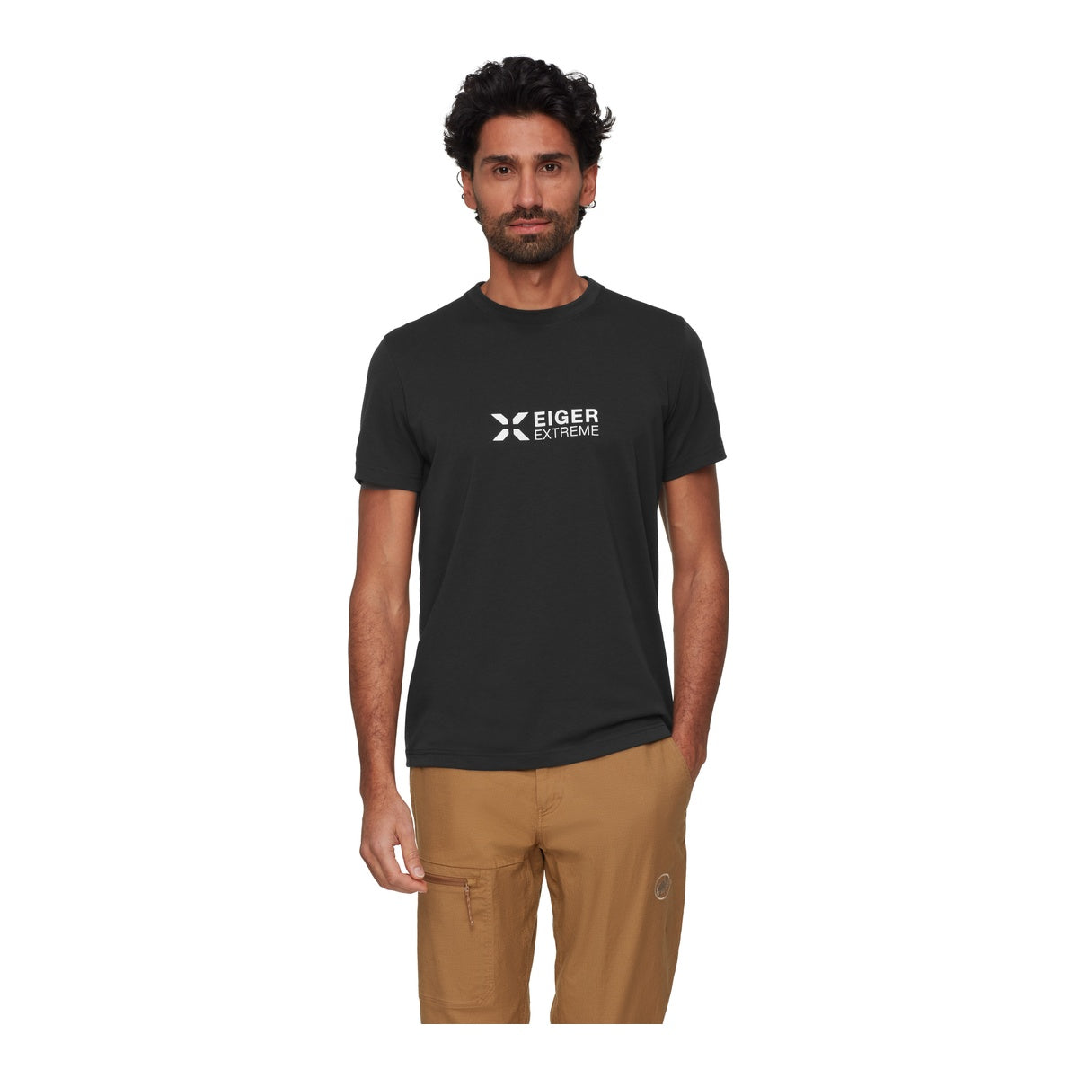 Tricou Barbati Mammut Eiger Logo Negru