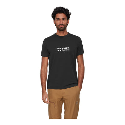 Tricou Barbati Mammut Eiger Logo Negru