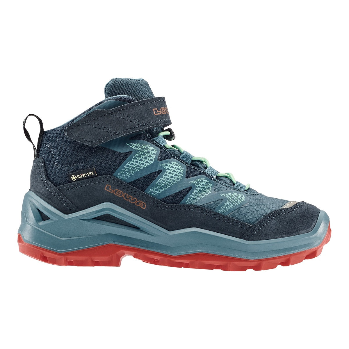Bocanci Drumetie Fete Lowa Maddox Pro Gtx Mid Vc Jr Navy