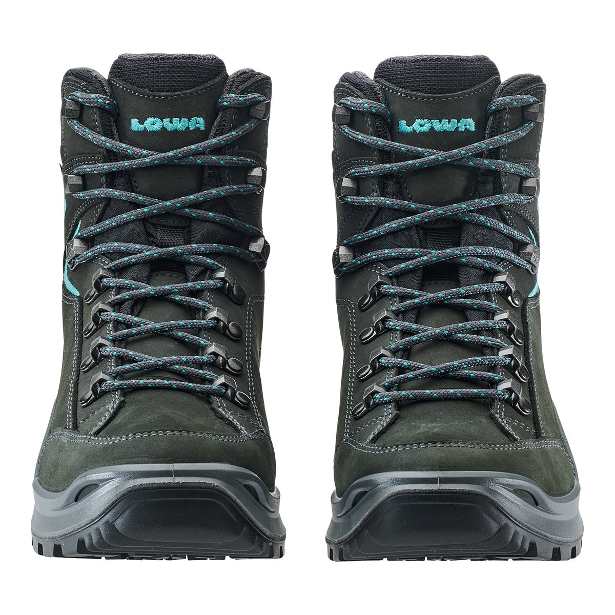 Bocanci Drumetie Femei Lowa Renegade Evo GTX MID Asphalt-Turquoise