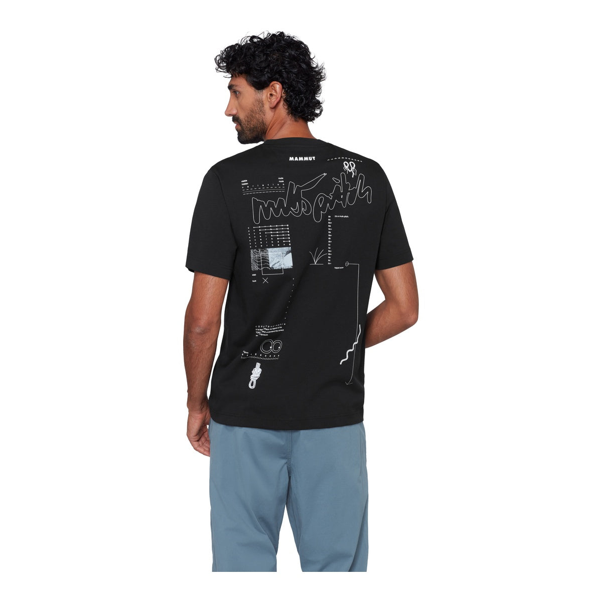Tricou Barbati Mammut Base Multi-Pitch Negru