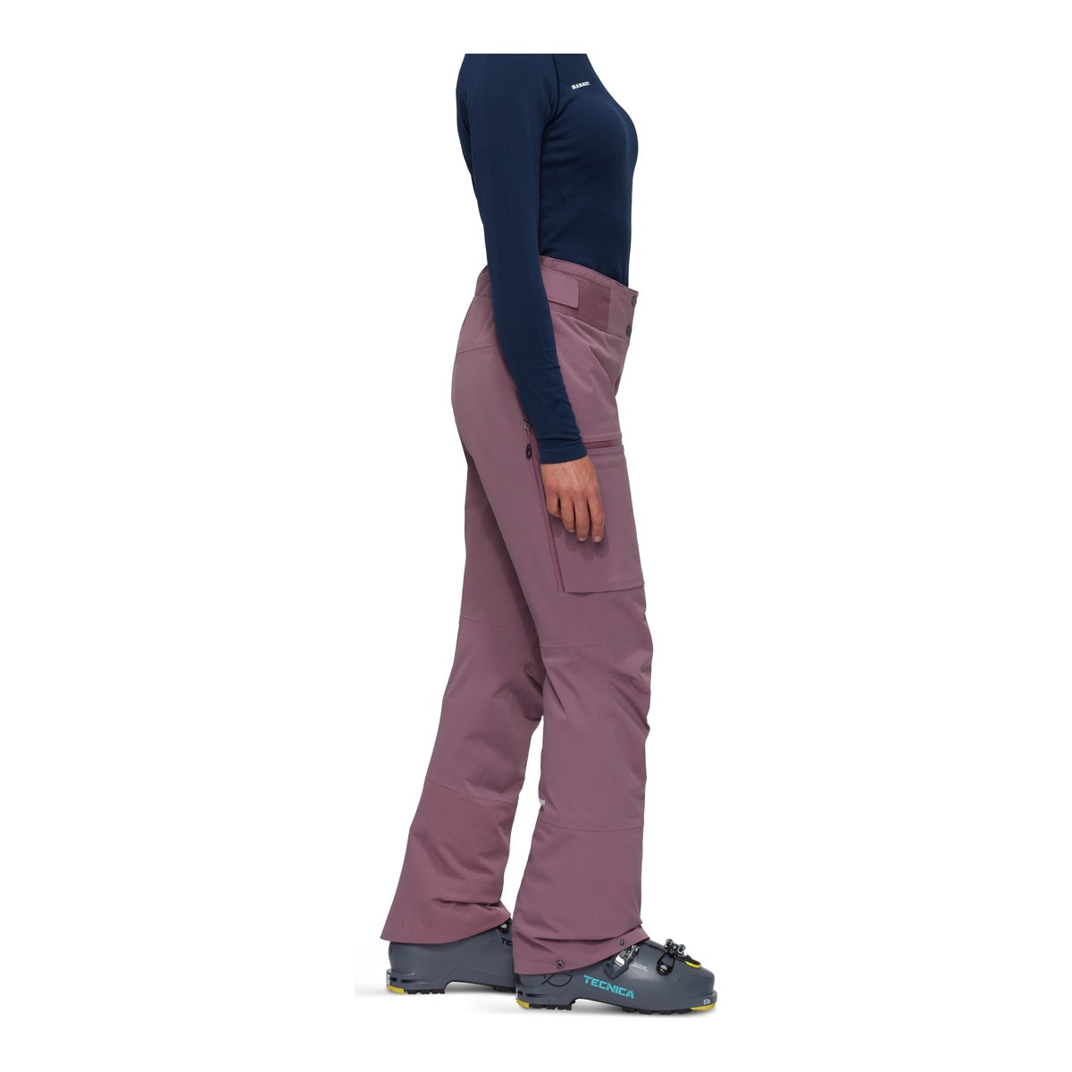Pantaloni Schi Femei Mammut Stoney HS Thermo Purple