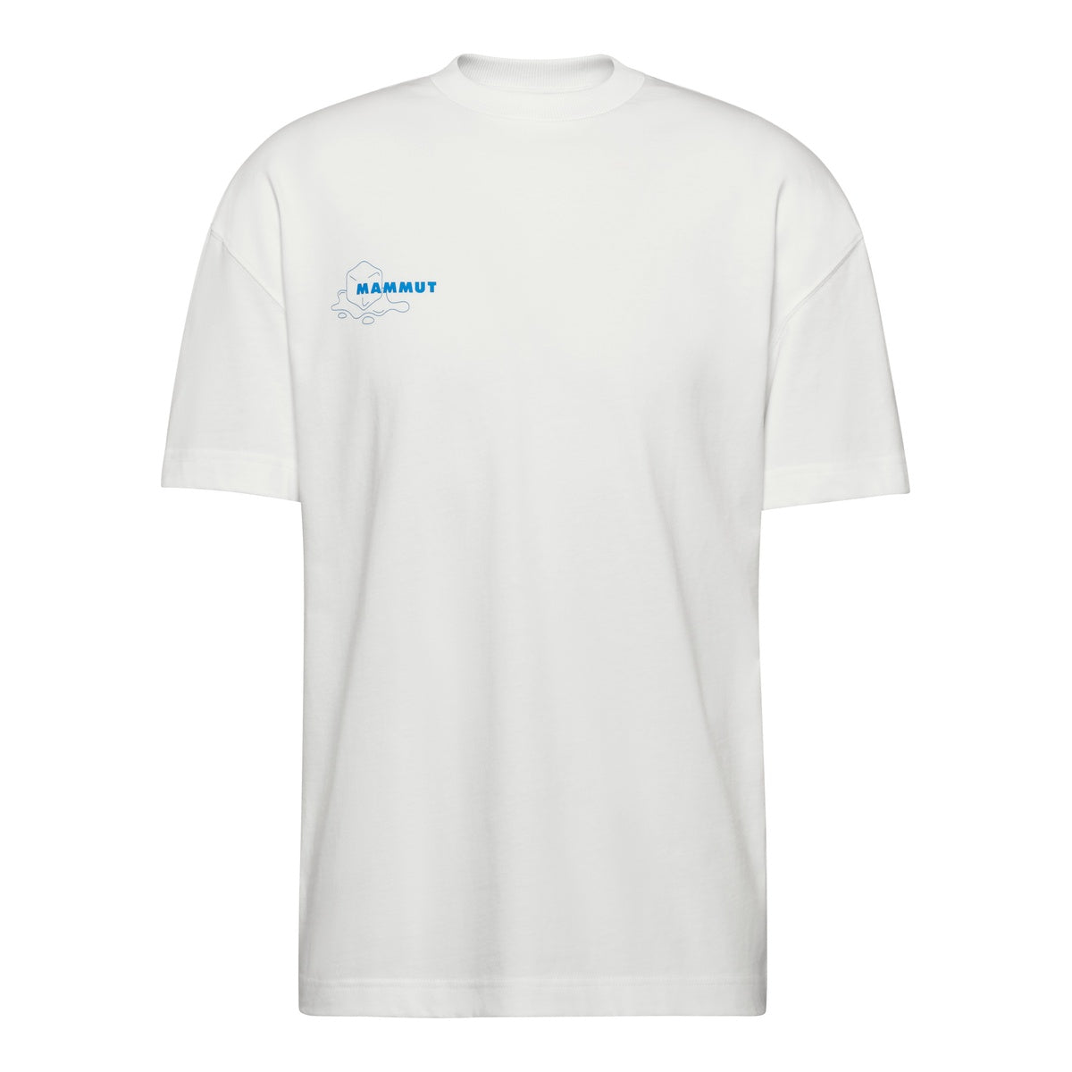 Tricou Barbati Mammut Base Relaxed Glacier Alb