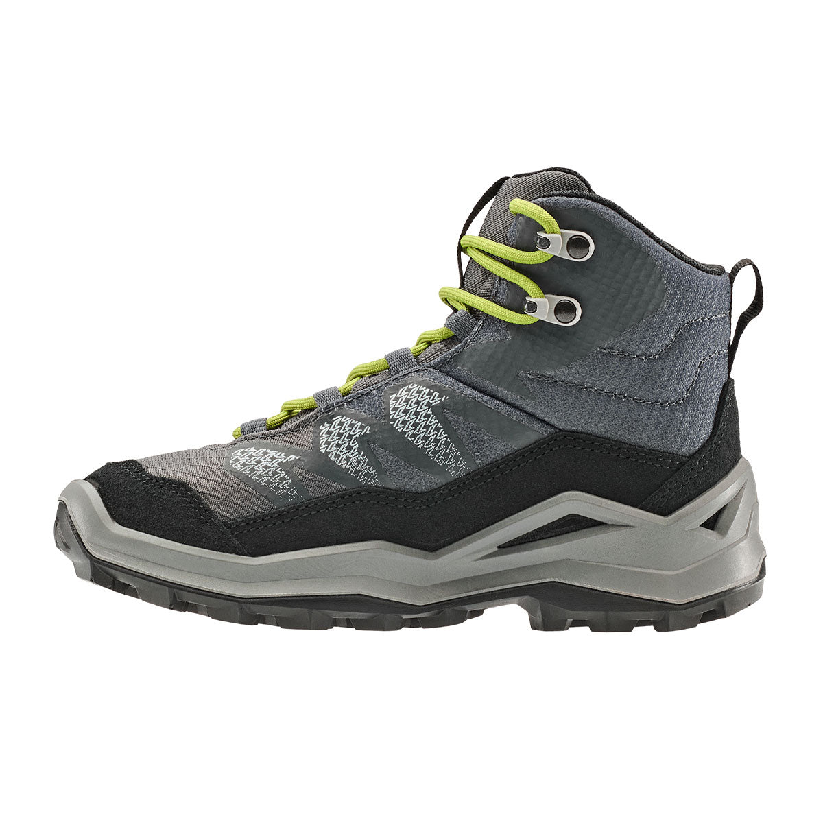 Bocanci Baieti Lowa Maddox Pro GTX Mid Jr Black-Lime