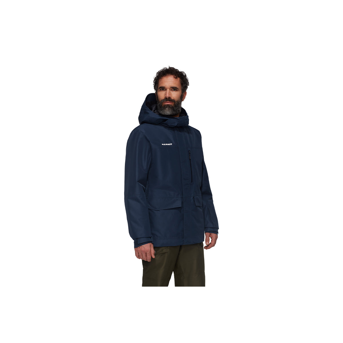 Jacheta Barbati Mammut Fall Line HS Thermo Hooded Marine