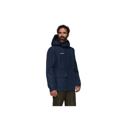 Jacheta Barbati Mammut Fall Line HS Thermo Hooded Marine