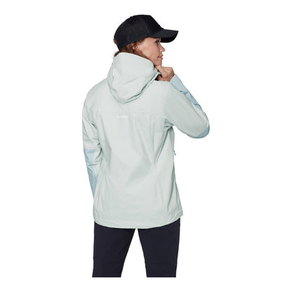 Jacheta Femei Mammut Ducan HS Hooded Silver Sage-Nebla