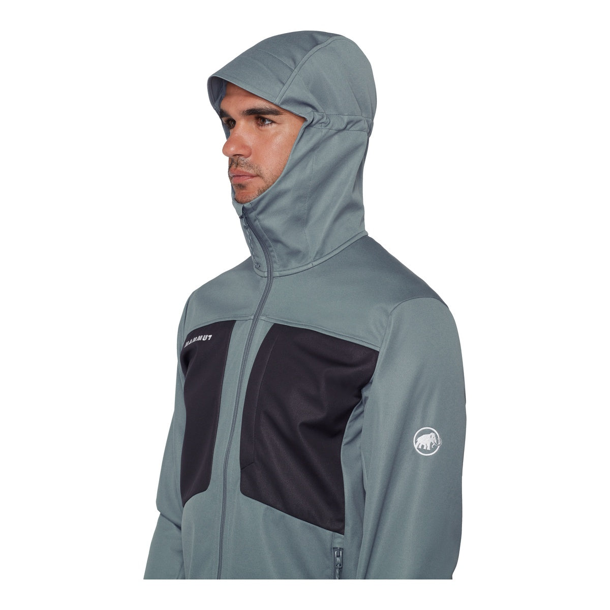 Jacheta Softshell Barbati Mammut Ultimate VIII SO Hooded Strata-Black